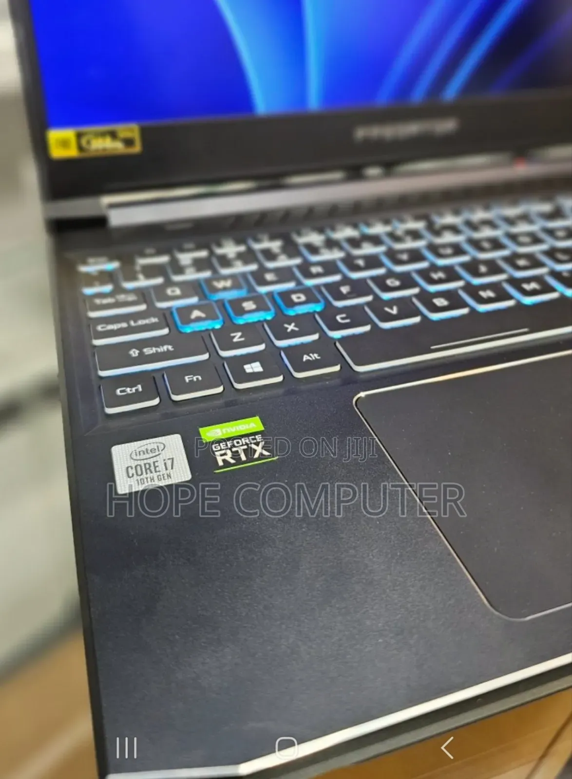 New Laptop Acer Predator Helios 300 16GB Intel Core I7 SSD 1T