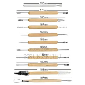 11pcs Pottery Clay Sculpting Modeling Tool Set