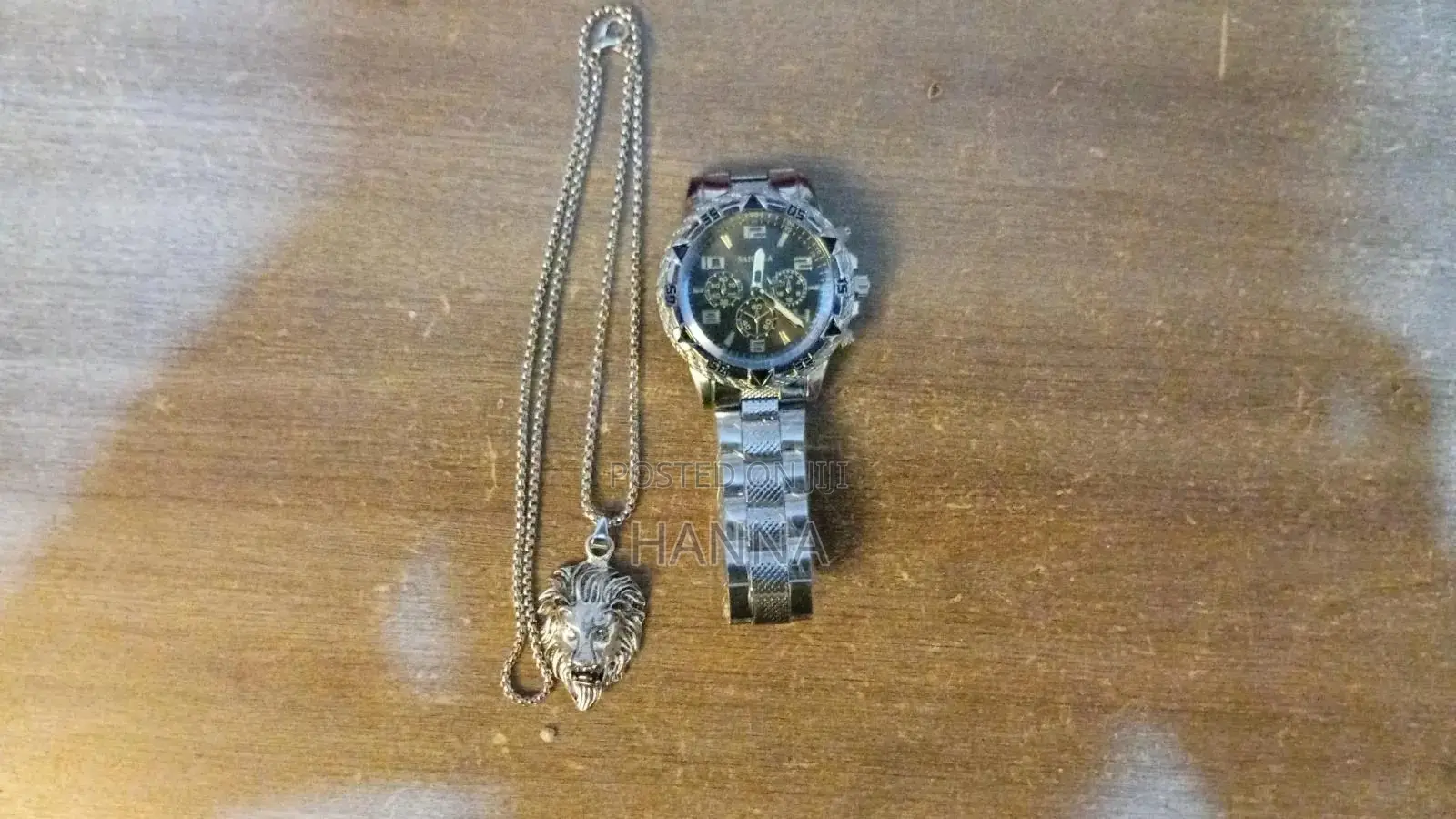 Stainless Watch and Chain