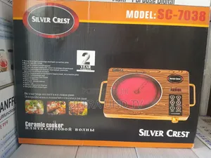 Photo - Silver Crusttouch Technology Electric Stove