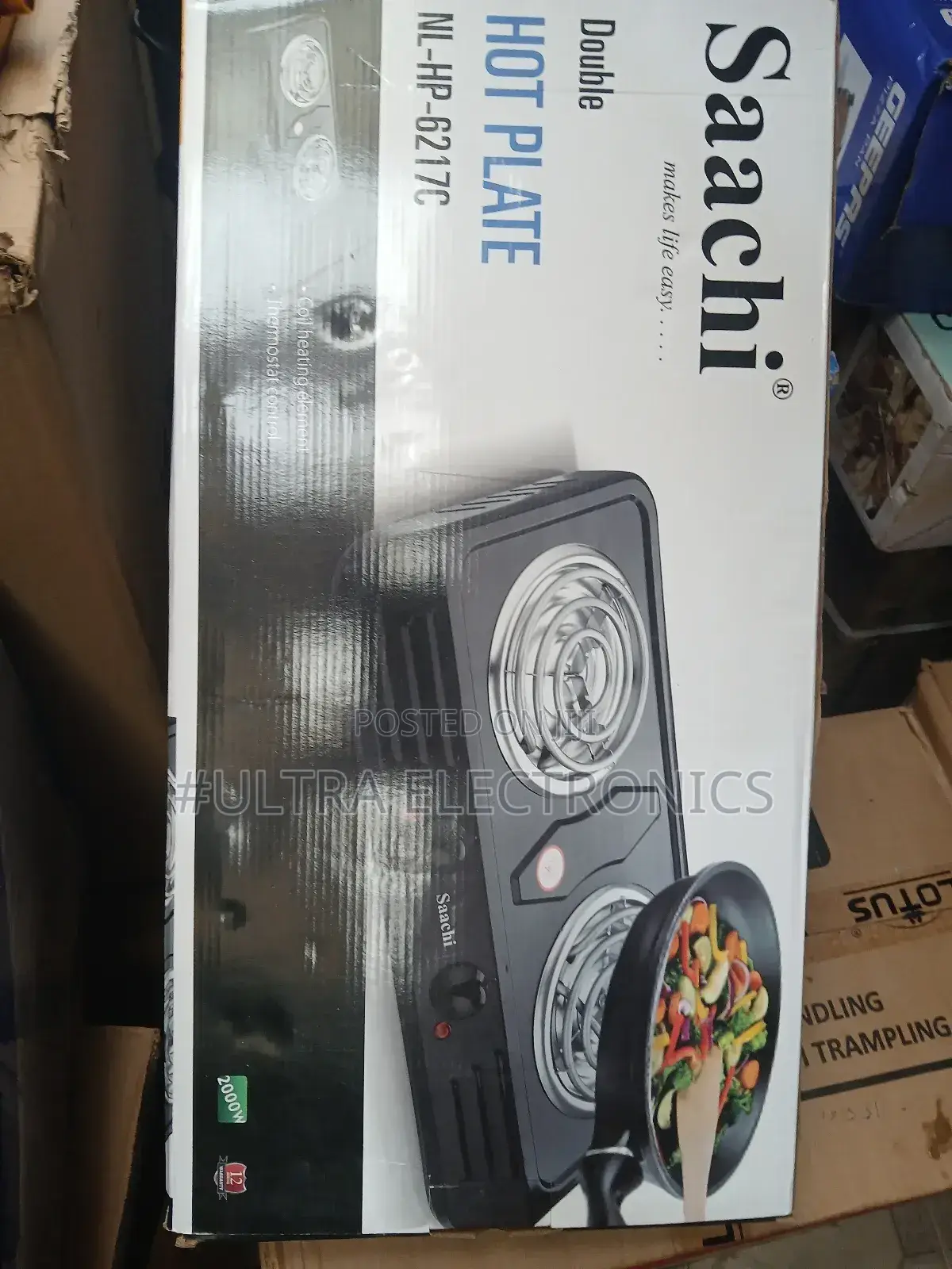 Saachi Double Plate Stove