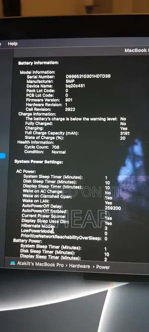 New Laptop Apple MacBook Pro 2016 8GB Intel Core I5 SSD 256GB