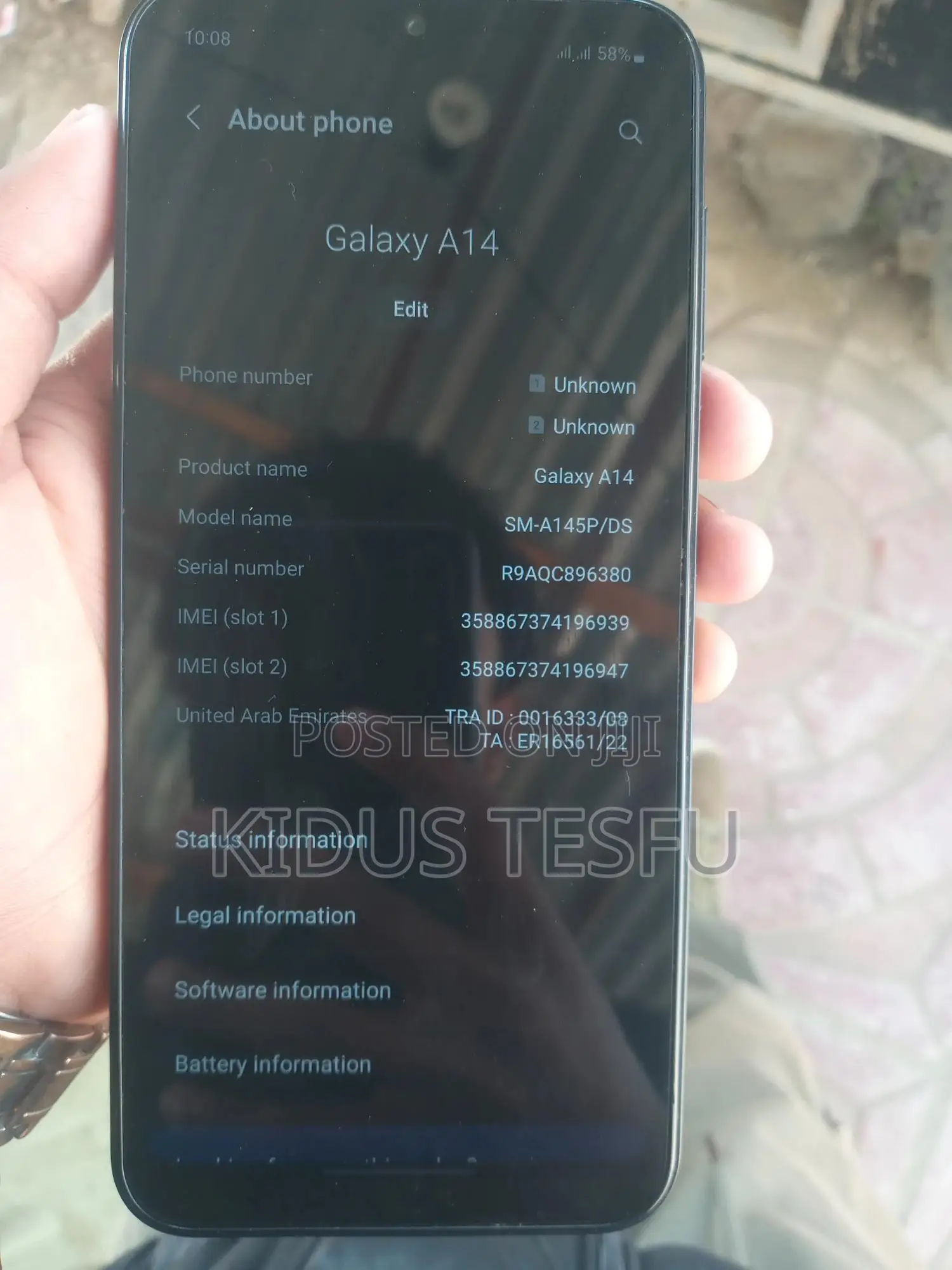 New Samsung Galaxy A14 128 GB Black