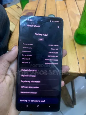 Photo - Samsung Galaxy A52 128 GB Black