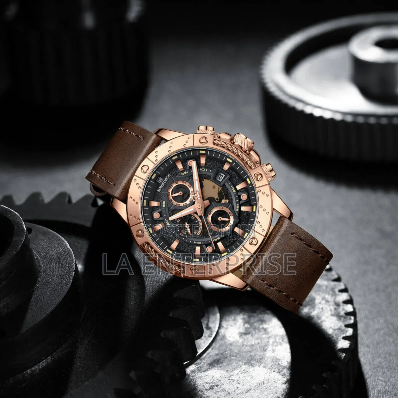 Naviforce Genuine Leather Watch