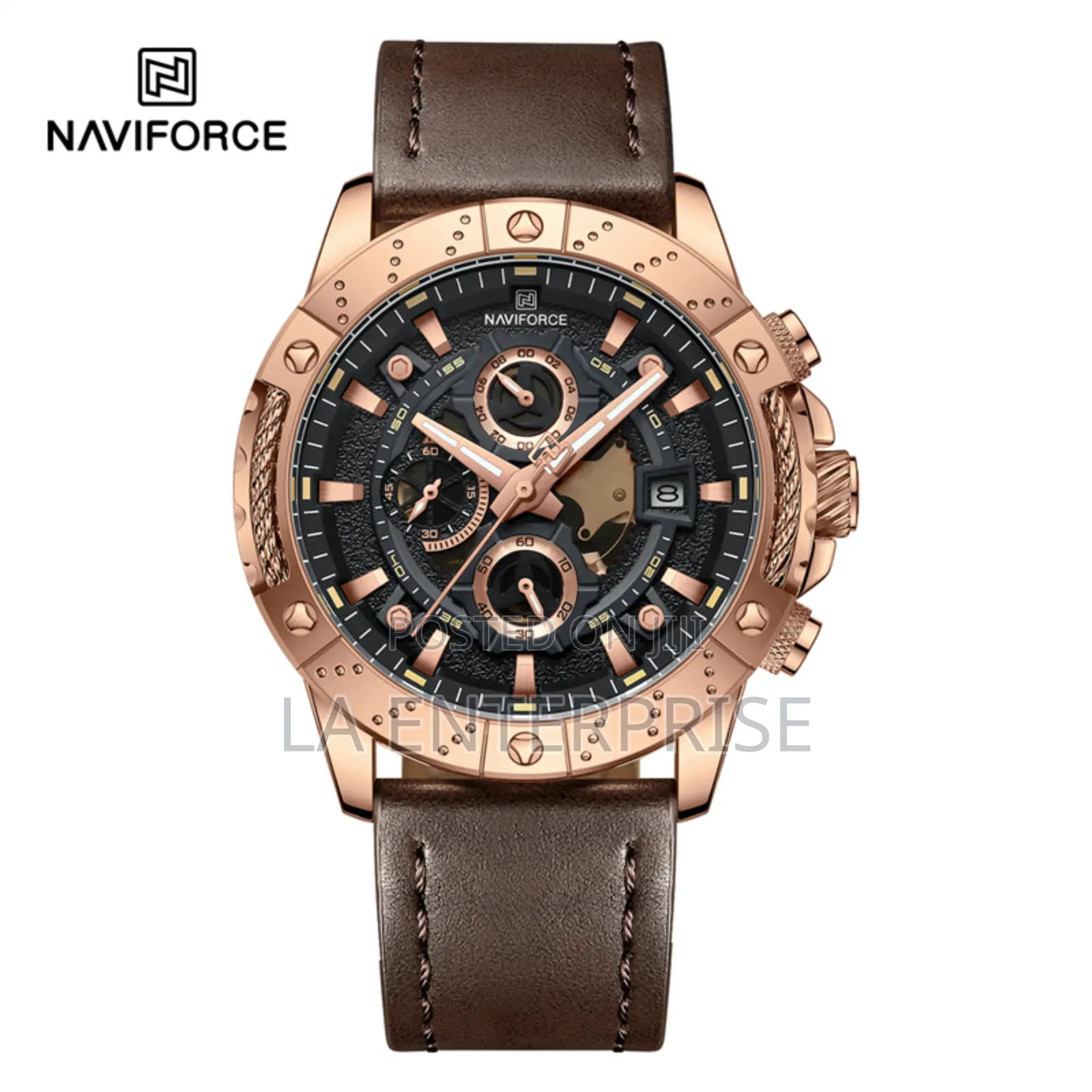 Naviforce Genuine Leather Watch
