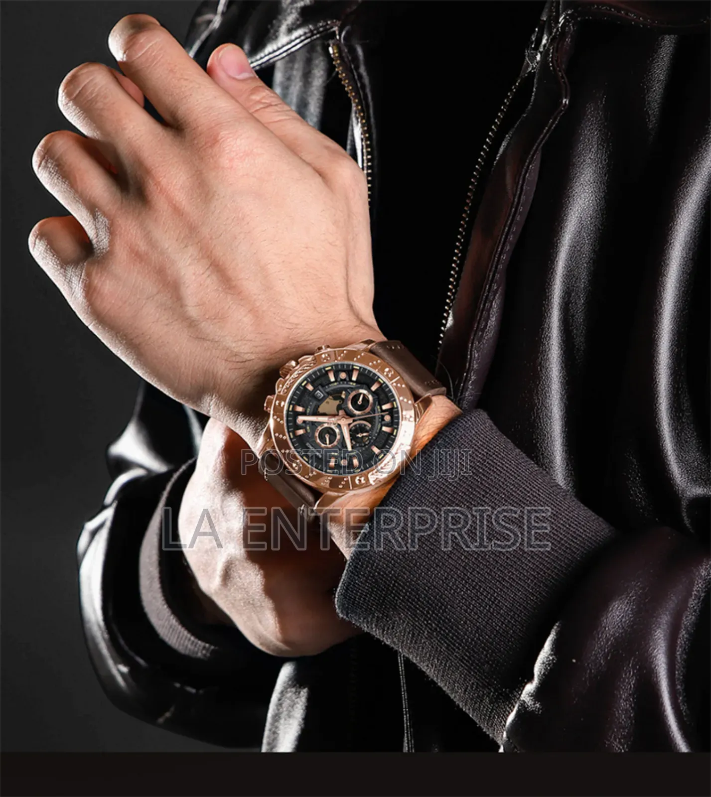 Naviforce Genuine Leather Watch