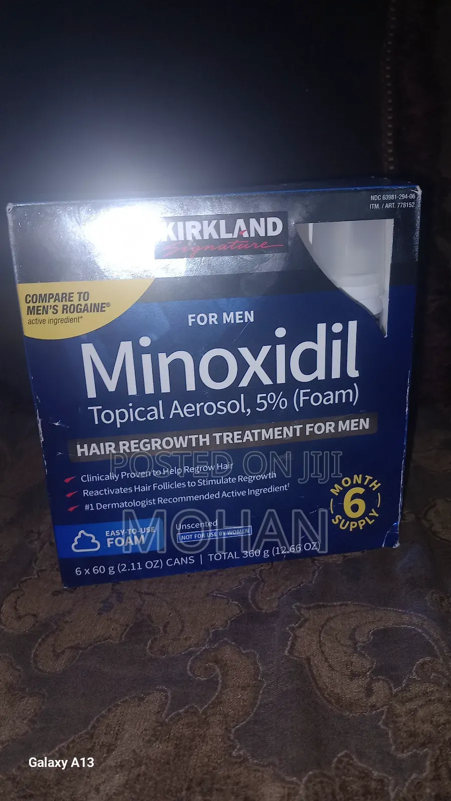 (Foam)Kirkland Signature Hair Regrowth Treatment 5% Minoxidil