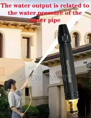 Photo - High-pressure Plastic Hose Nozzle [3 Spray Modes] Light Garden Water