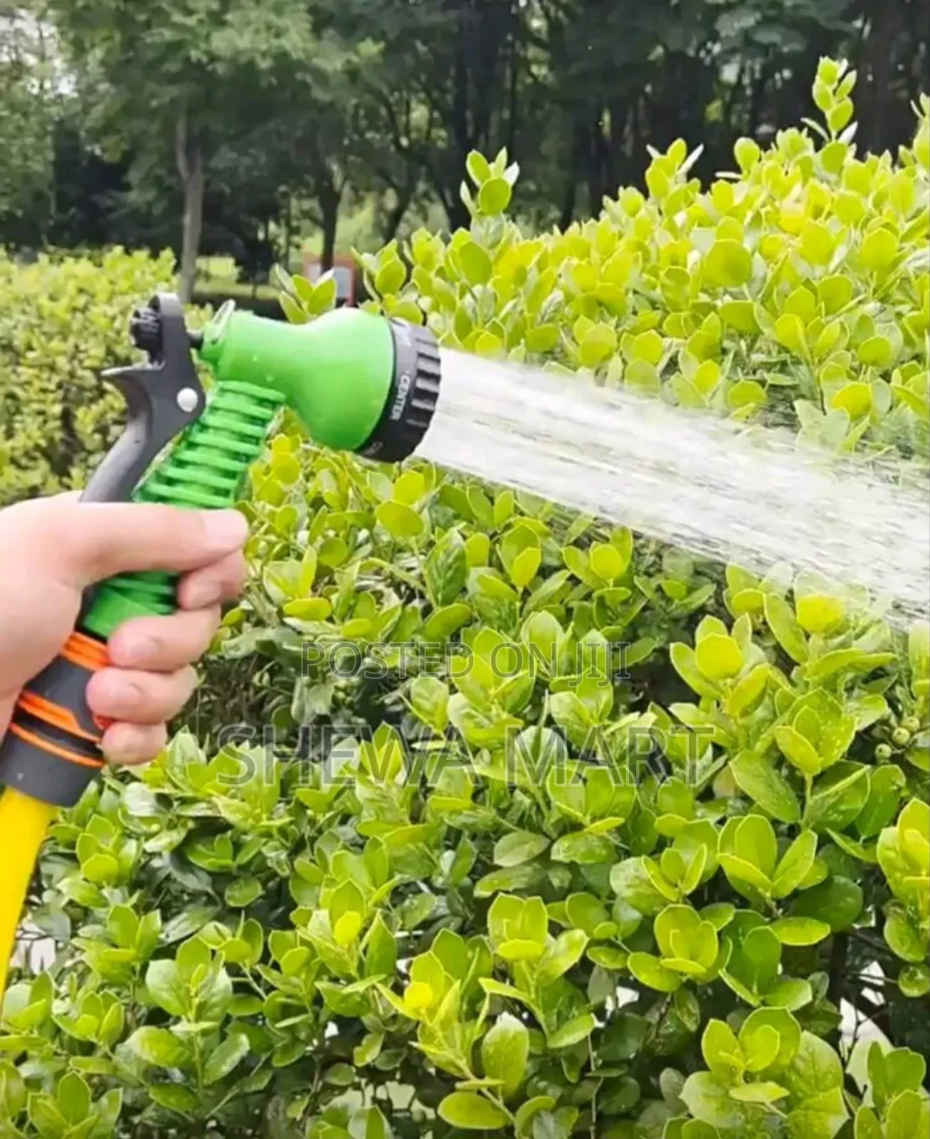 Lexplandable Garden Hose With Flunction Spray Nozzle Set Watering