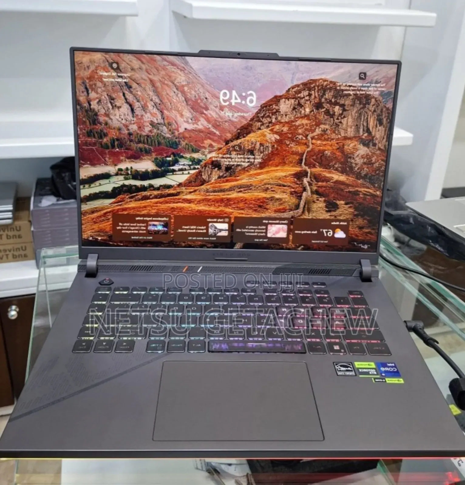 New Laptop Asus ROG Strix G15 32GB Intel Core i9 SSD 1T