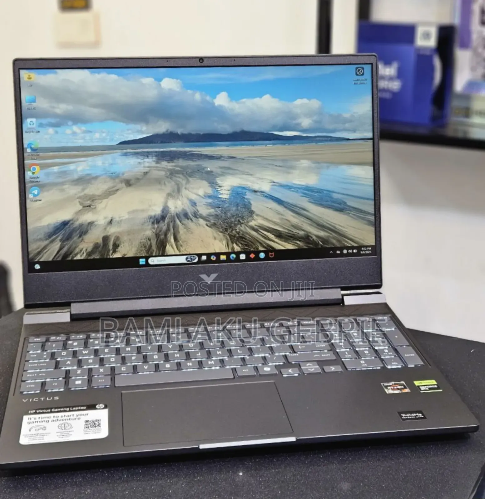 New Laptop HP Victus 15 16GB AMD Ryzen 7 SSD 512GB