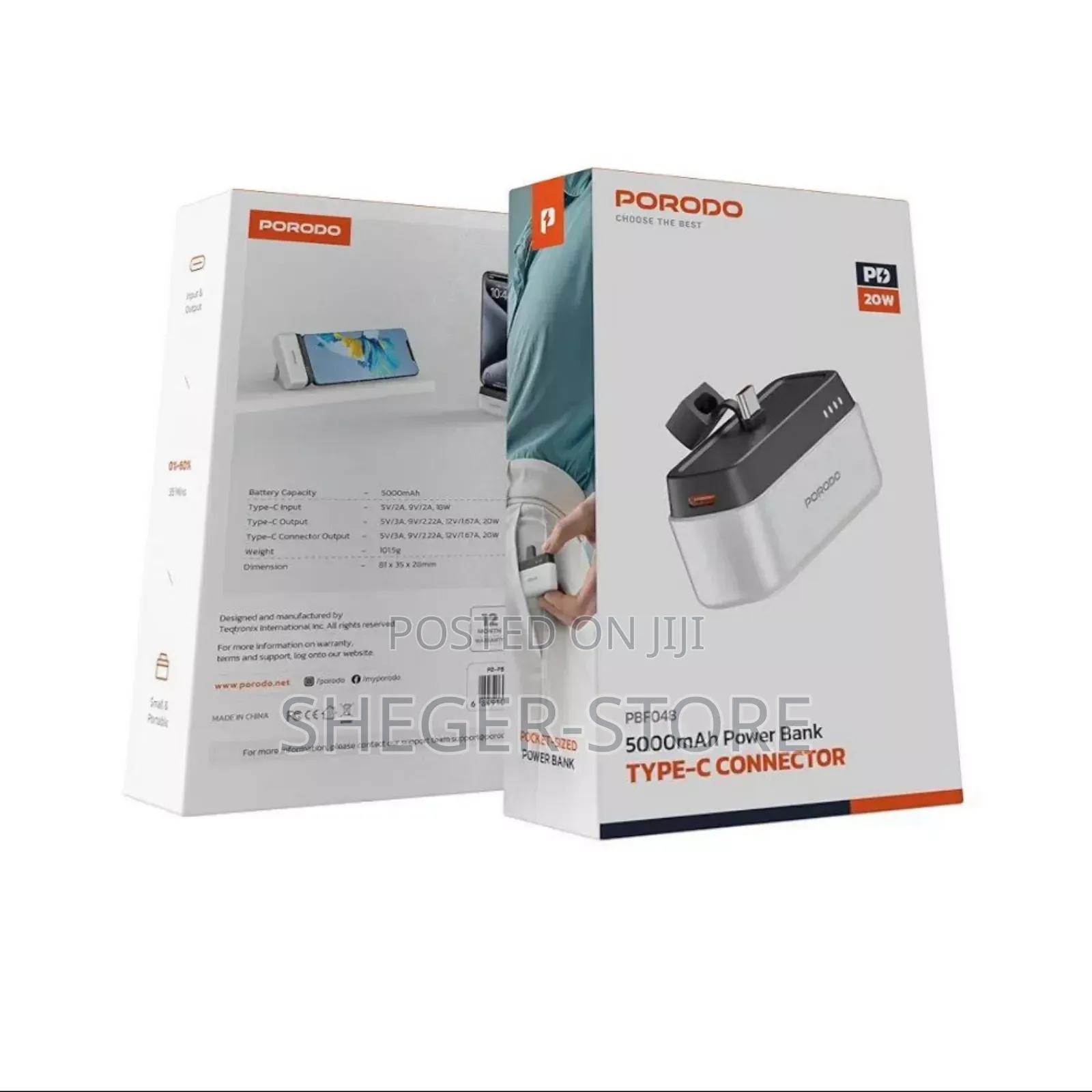 Porodo Mini Portable Power Bank