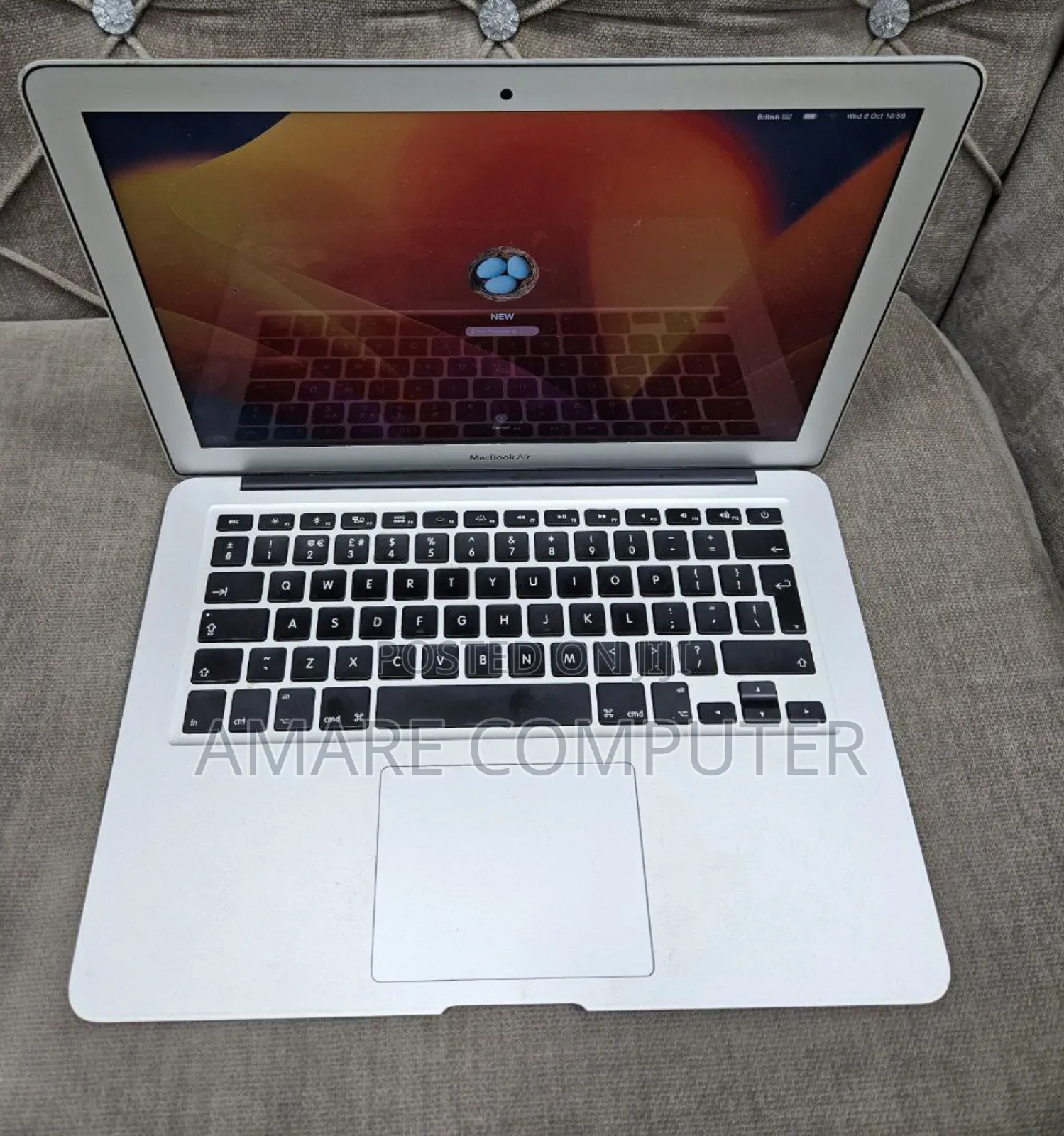 New Laptop Apple MacBook Air 2015 8GB Intel Core I5 SSD 128GB