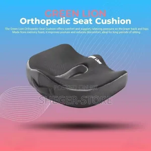 Green Lion Orthopedic Seat Cushion(Pain-Free Sitting and Good Posture)