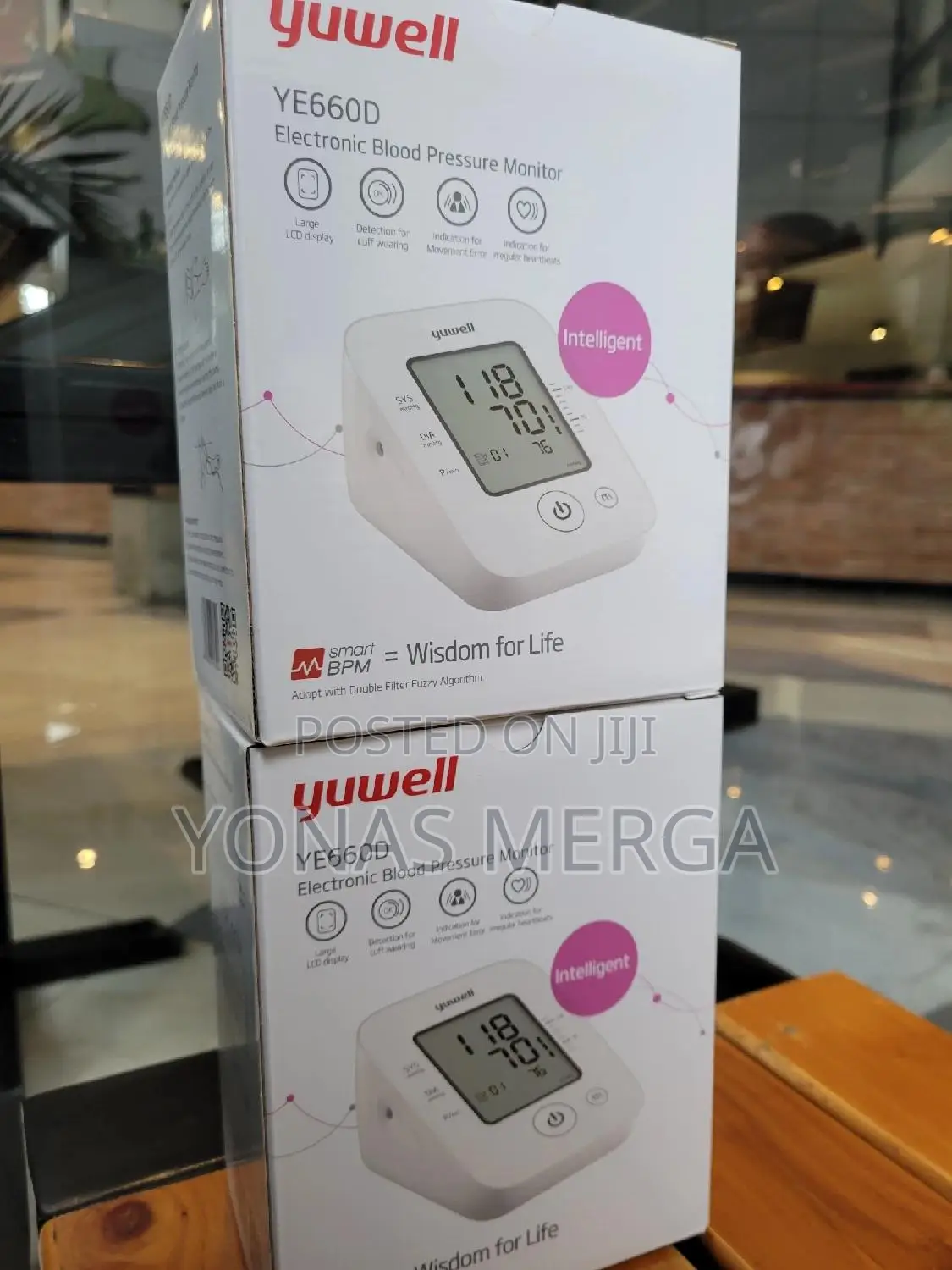 Blood Pressure Monitor嗇።Bpm፨昍systolic Diastolic and Pulse Rate Display