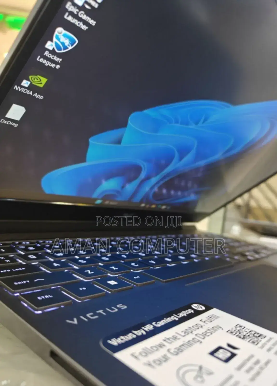 New Laptop HP Victus 15 16GB AMD Ryzen 5 SSD 512GB