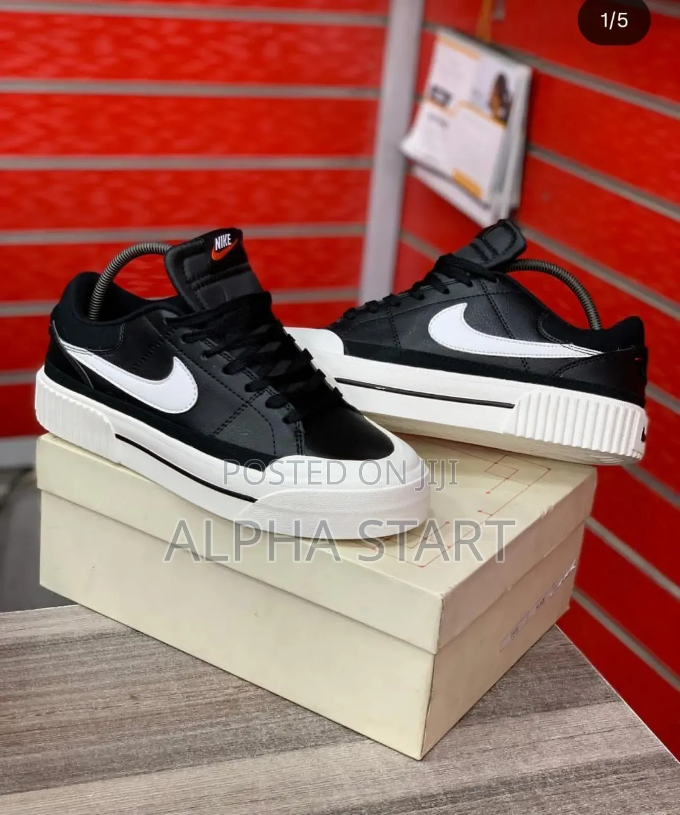 Nike Cort Legacy Black High Master Quality Smooth Sneakers for You