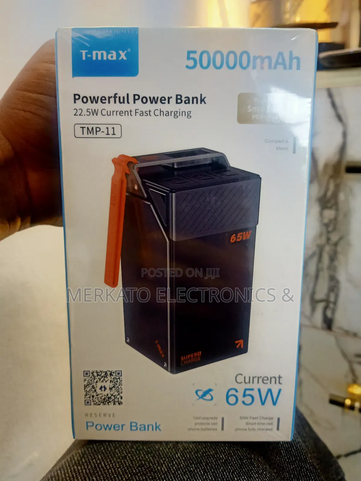 T-Max Power Bank for Laptop and Mobile | 65w | 50000mah