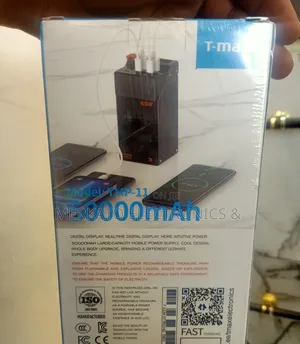 T-Max Power Bank for Laptop and Mobile | 65w | 50000mah