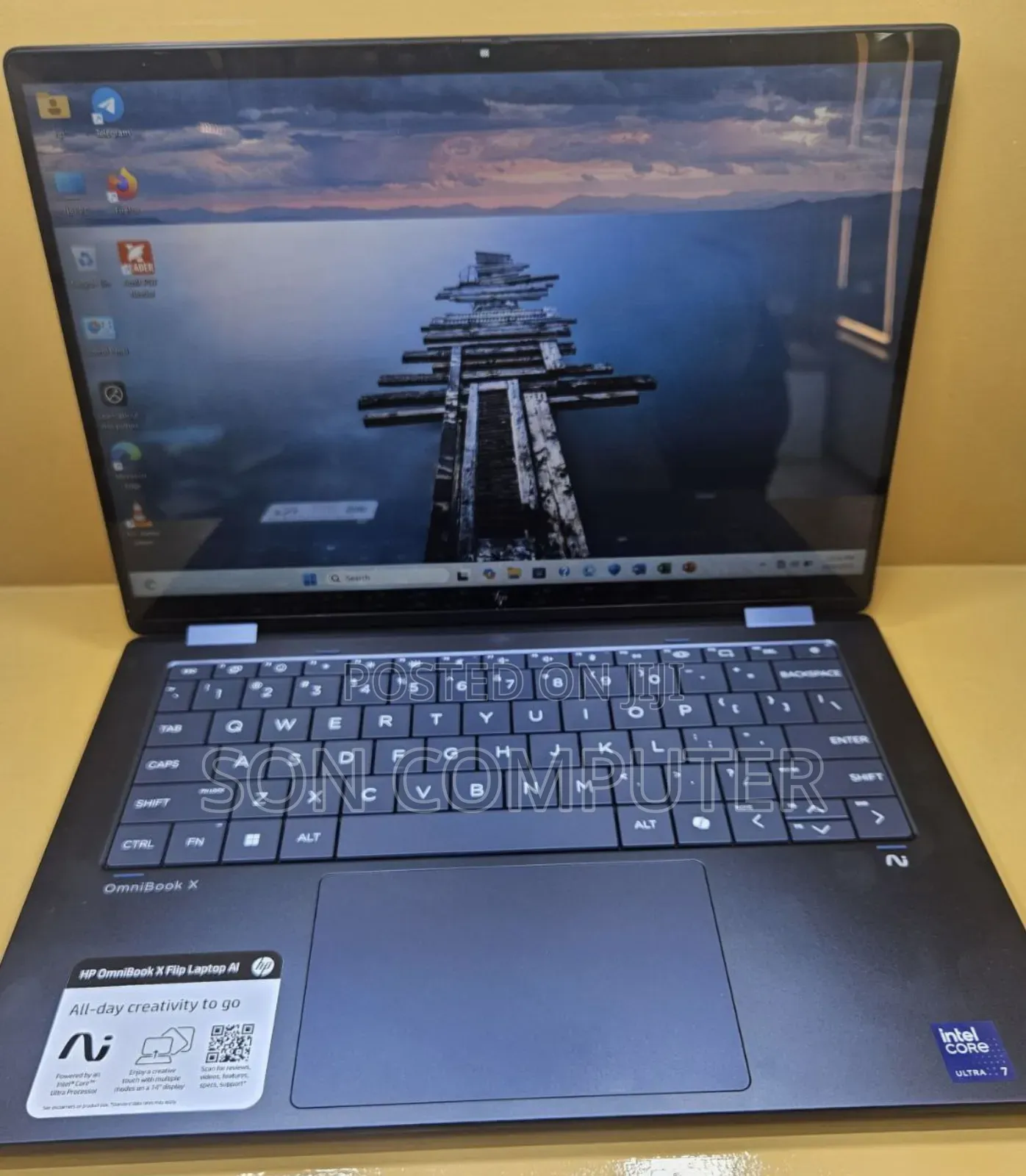 New Laptop HP OmniBook X Flip 14" 16GB Intel Core Ultra 7 SSD 1T