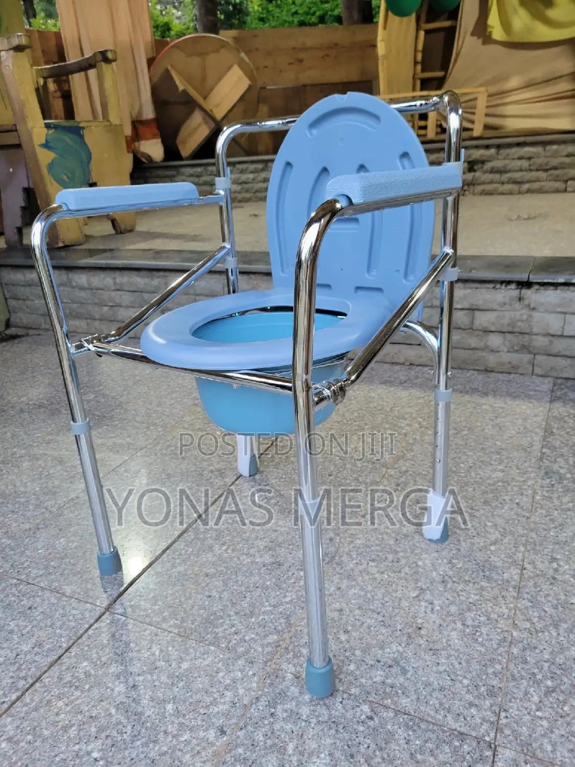 Toilet Chair丫郤adult Wide Roll Shower Wheelchair for Elderly嚼፯commodo
