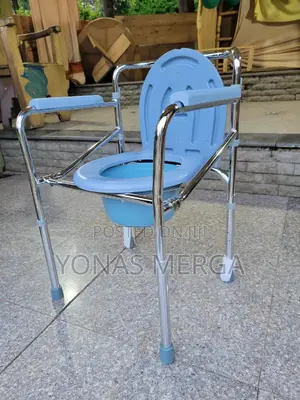Photo - Toilet Chair丫郤adult Wide Roll Shower Wheelchair for Elderly嚼፯commodo