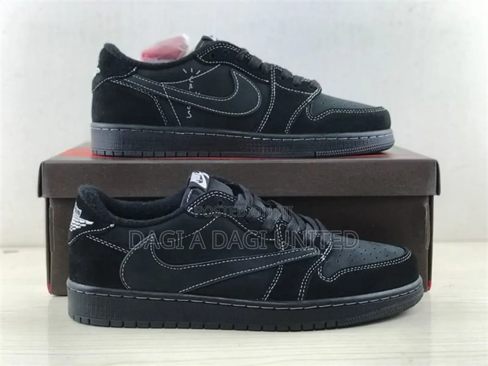Travis Scott X Air Jordan 1 Low Black Phantom