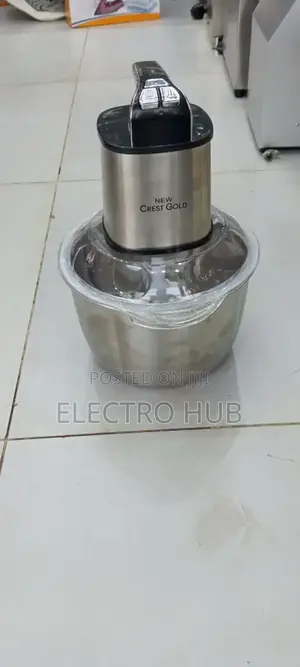 New Crest Gold 4l Electric Food Chopper –Powerful Stainless Stee