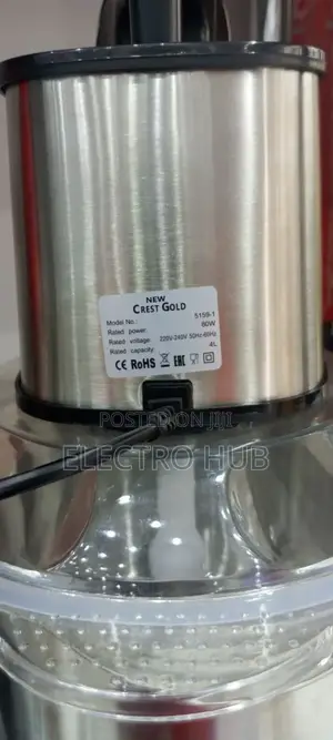 New Crest Gold 4l Electric Food Chopper –Powerful Stainless Stee