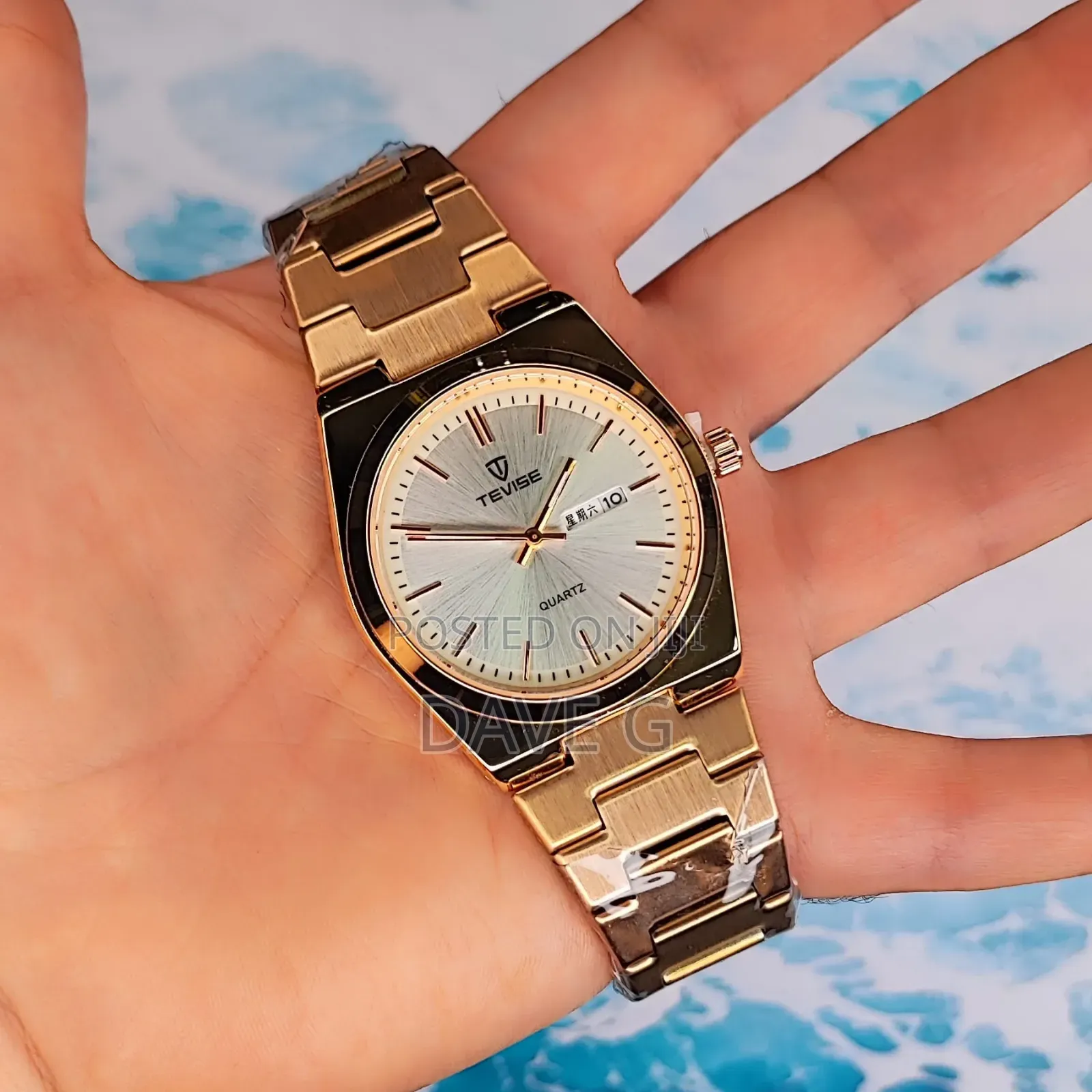 Gold Watches for Men Stainless Steel Classic Luxury Business Watch