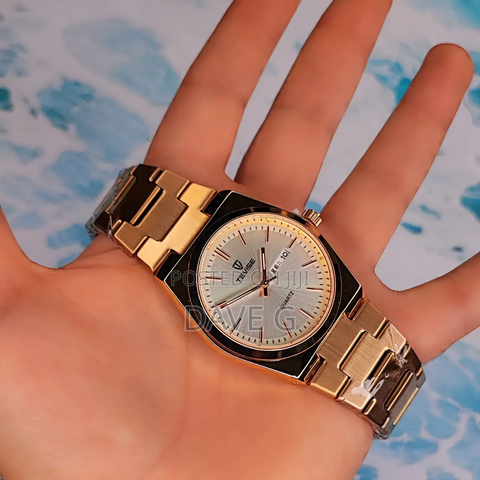 Gold Watches for Men Stainless Steel Classic Luxury Business Watch