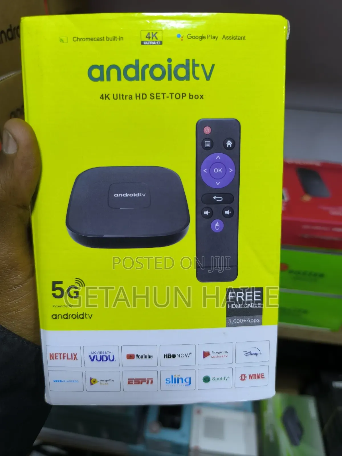 Android Tv Box 128gb(Tv Smart ማድረጊያ)