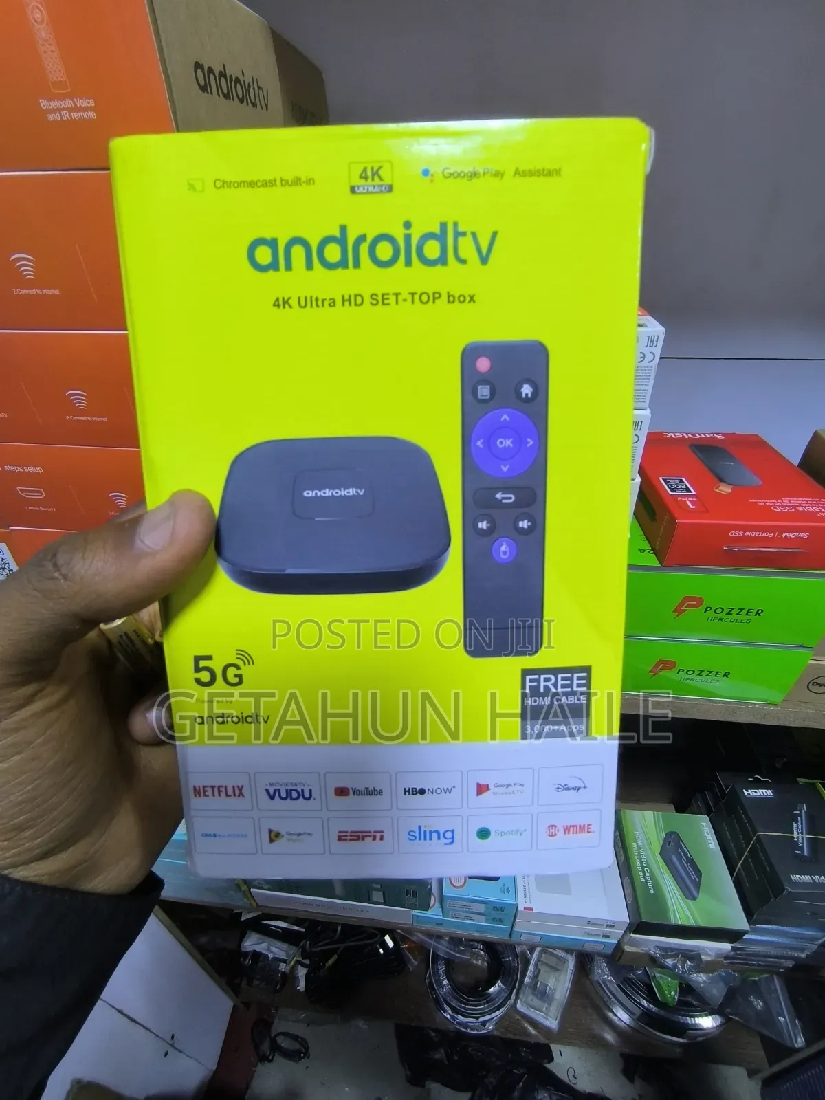 Android Tv Box 128gb(Tv Smart ማድረጊያ)