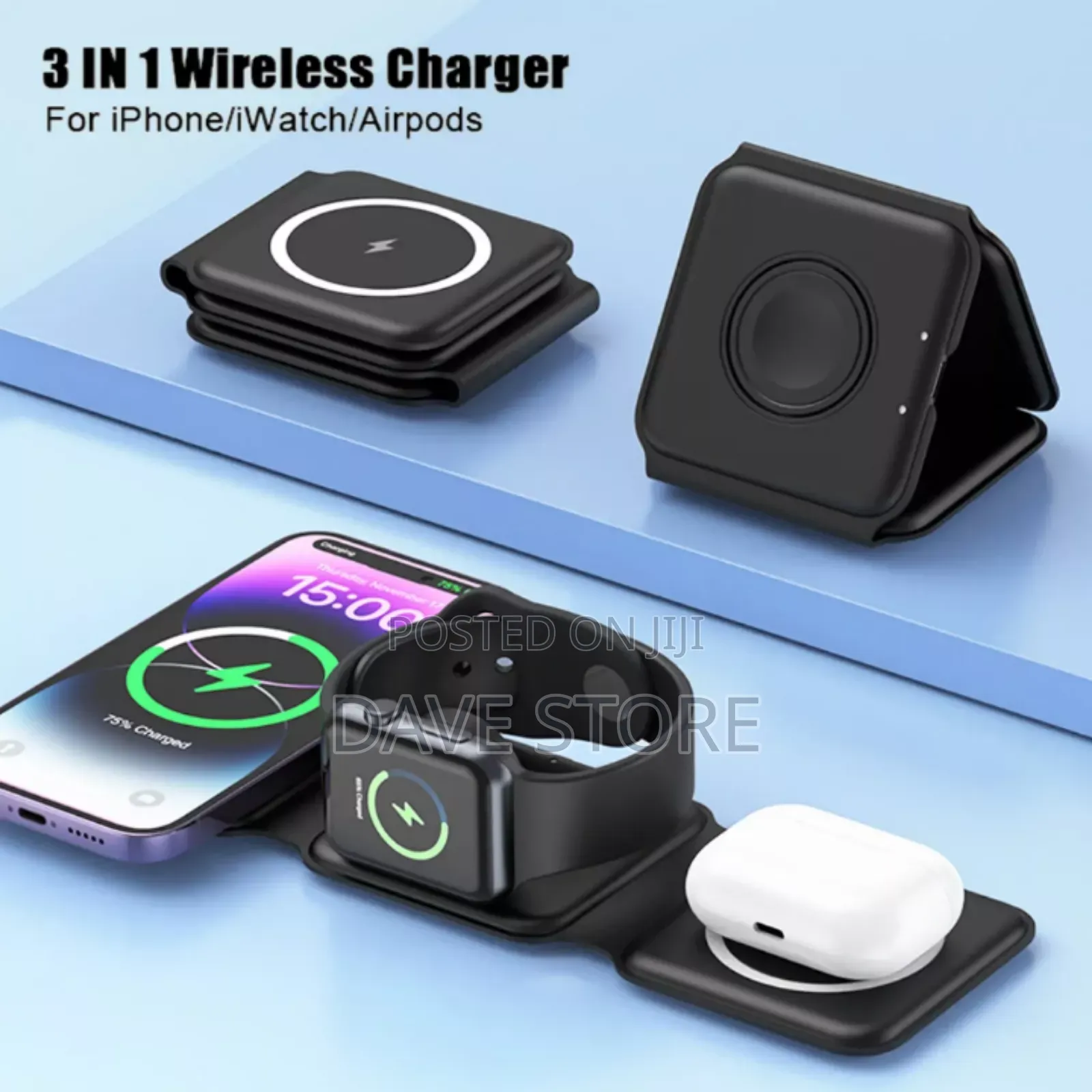 3in1 Magnetic Wireless Charger