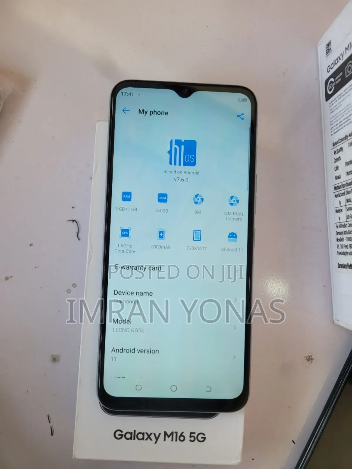 Tecno Spark 8C 64 GB White