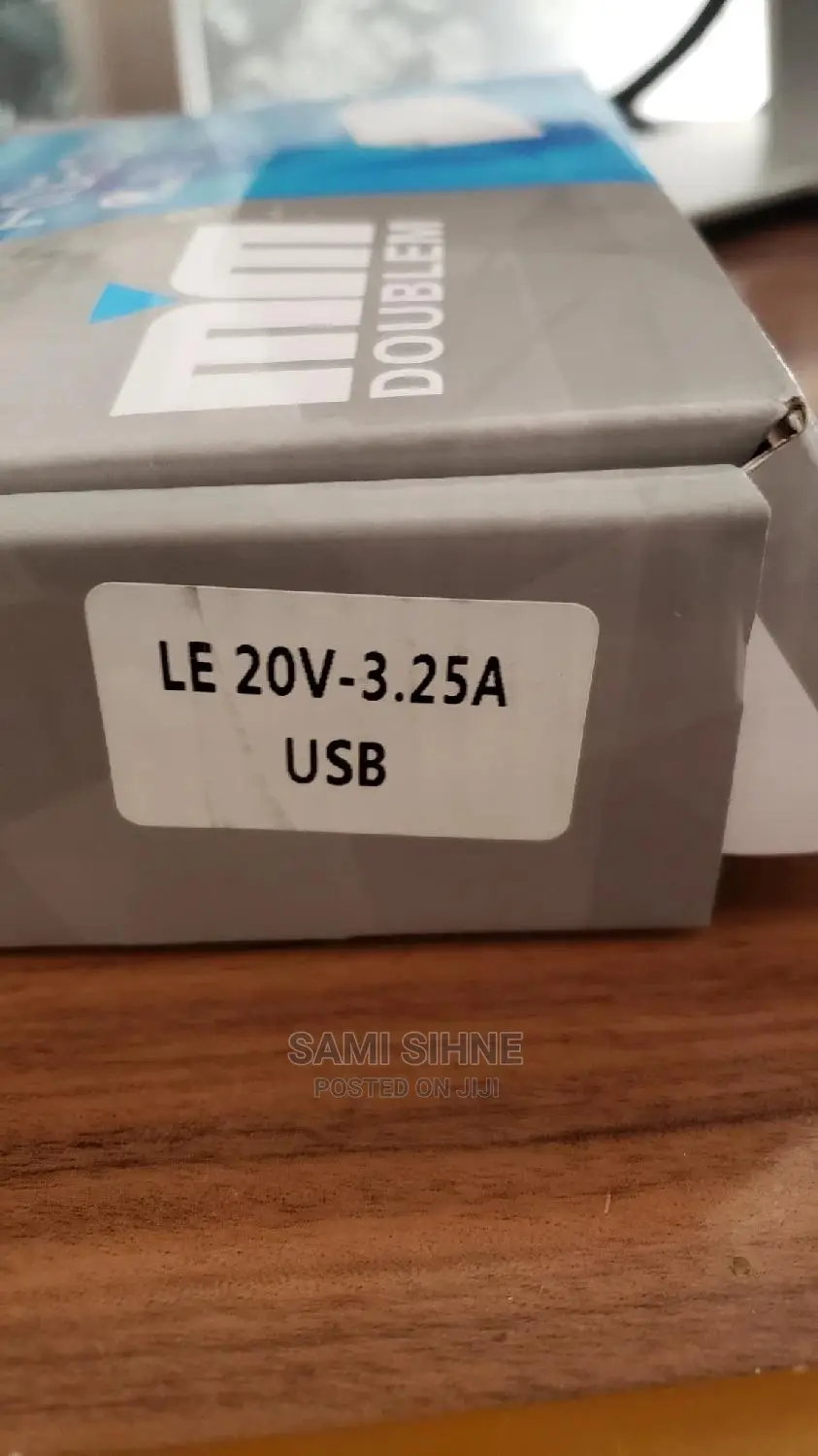 Orginal Lenovo USB Laptop Charger 20 v 65 W 1600 Birr