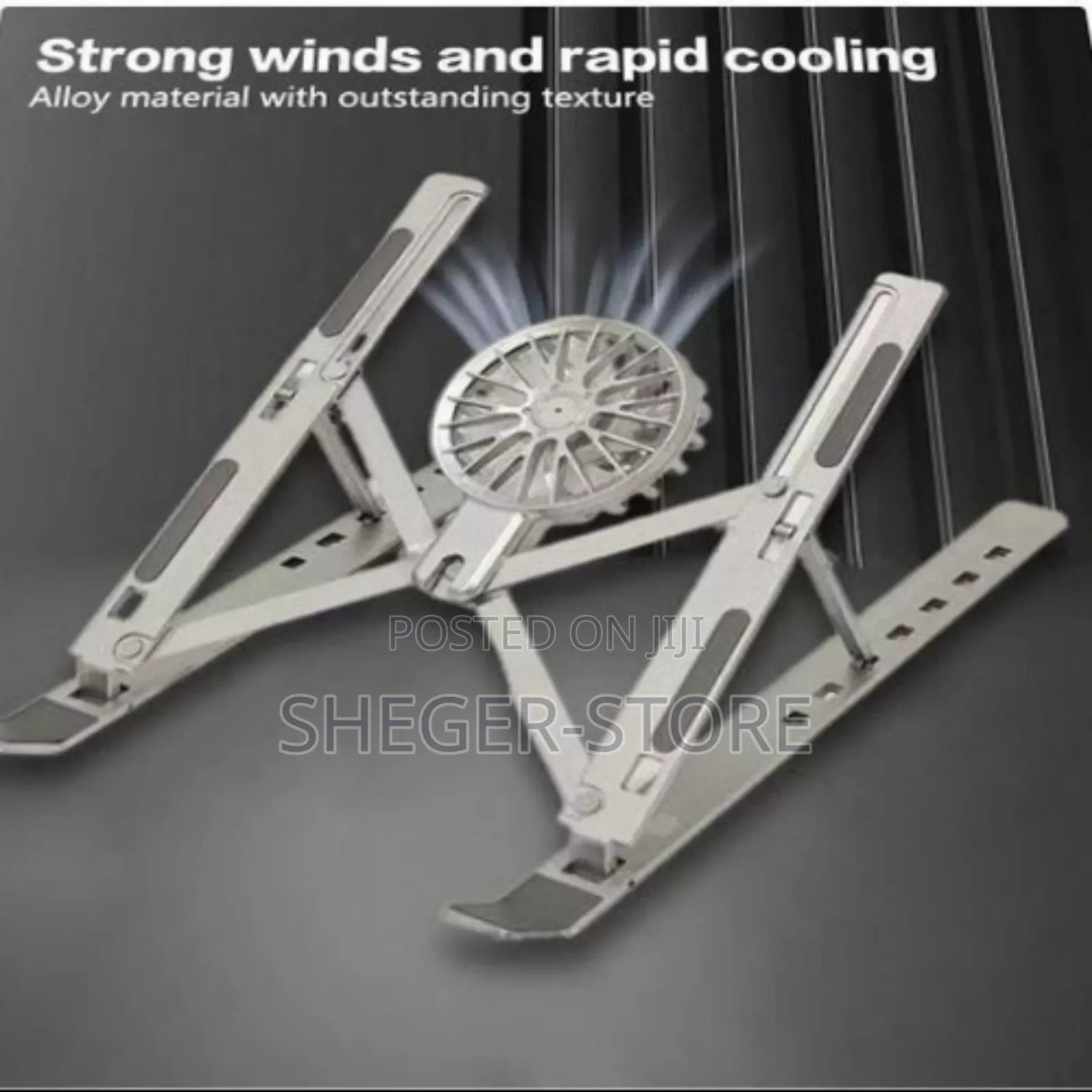 Adjustable Laptop Stand With Fan