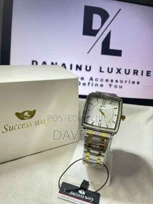 Luxury Men Watch Classic Dial Men's Quartz Wristwatch Gold Black