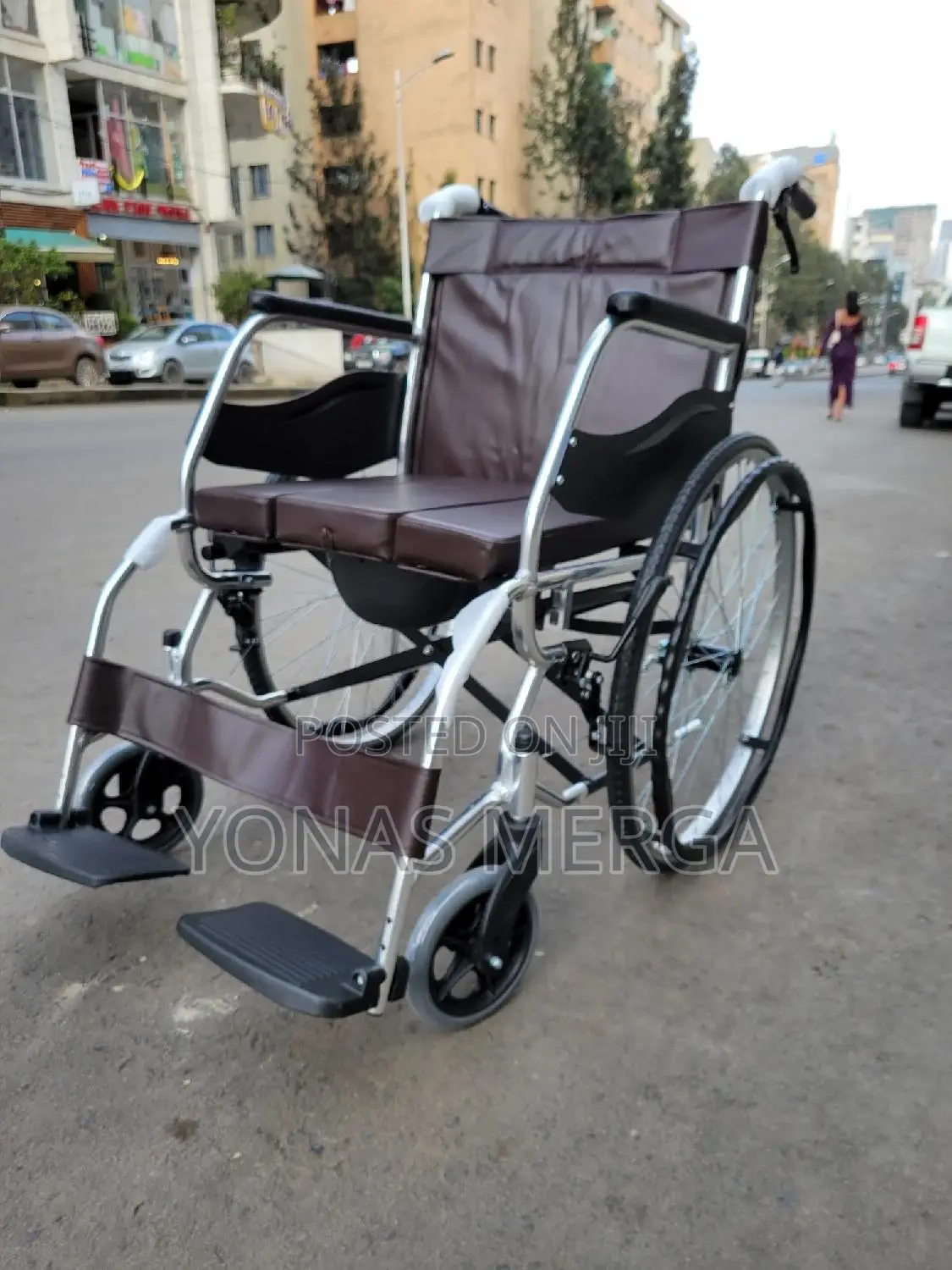 Toilet Wheelchair淵πwheelchair畛黛injured and Disabled (Steel)