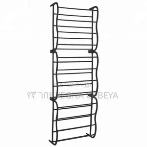 Photo - Modern Over-the-Door Multi-Layer Shoe Organizer Rack