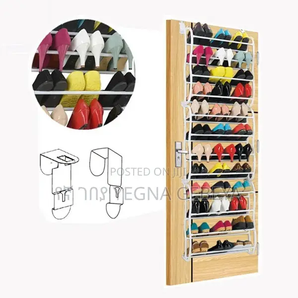 Modern Over-the-Door Multi-Layer Shoe Organizer Rack