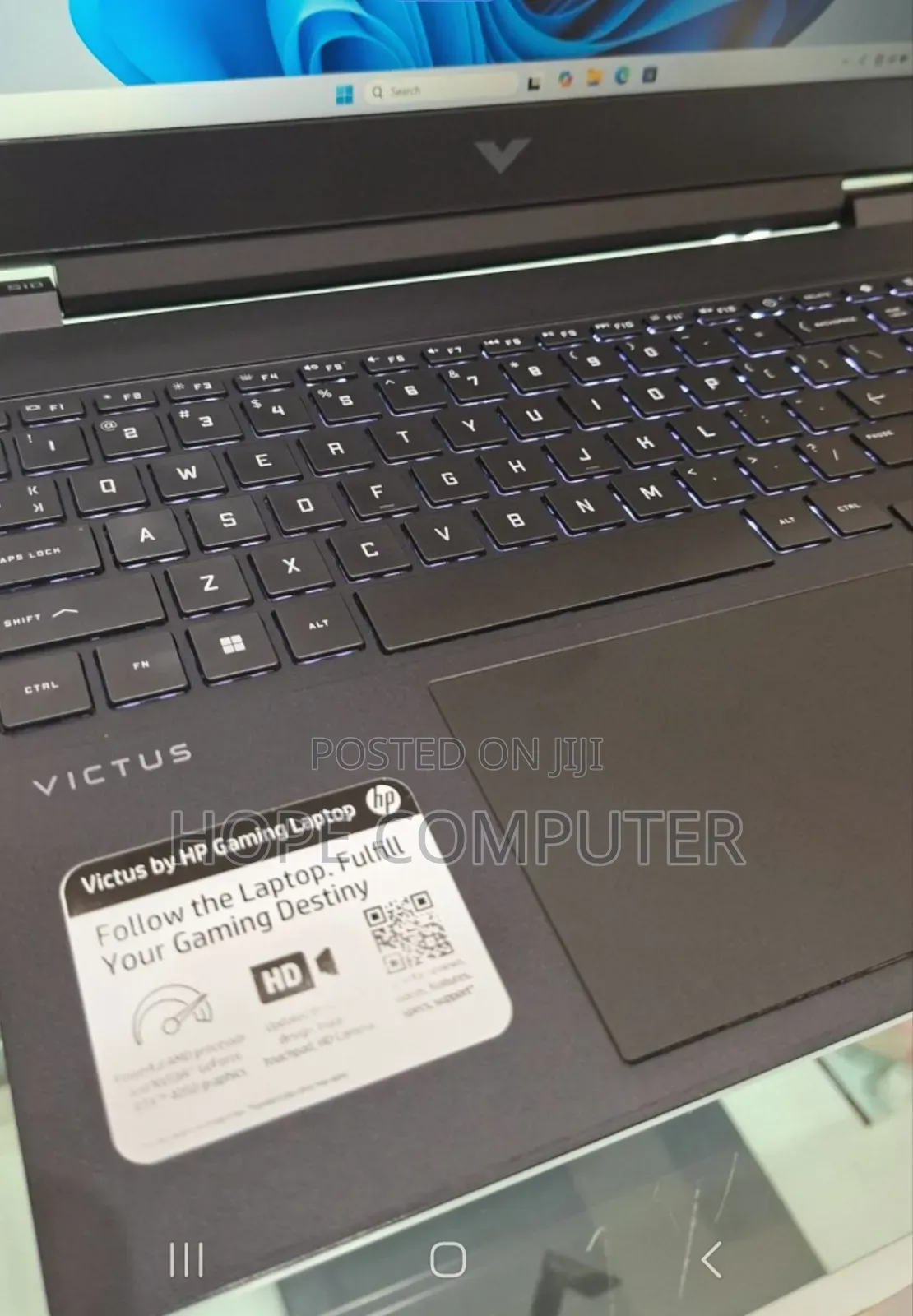 New Laptop HP Victus 15 32GB AMD Ryzen 5 SSD 1T