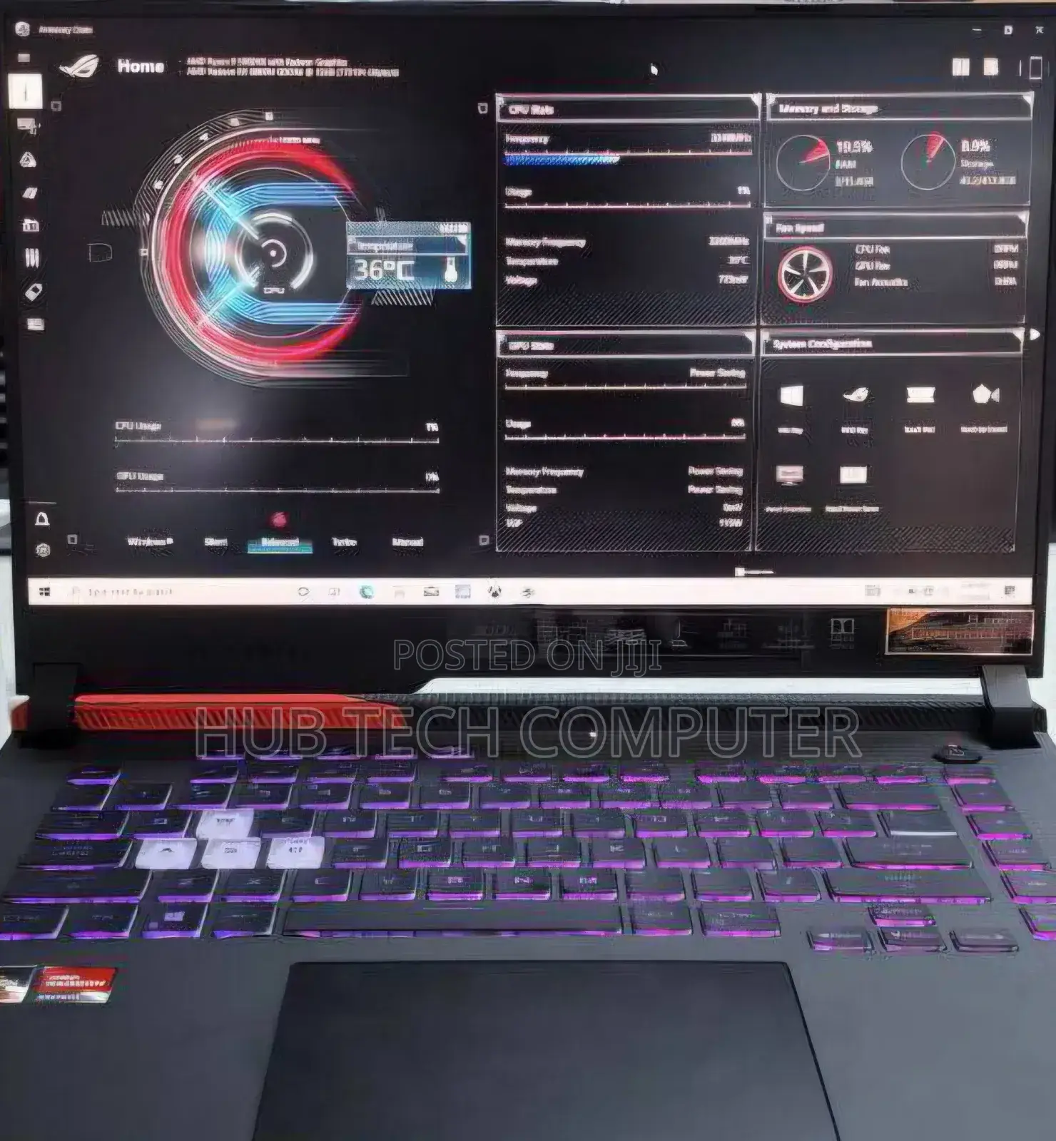 New Laptop Asus ROG Strix G15 G512 16GB AMD Ryzen 9 SSD 512GB