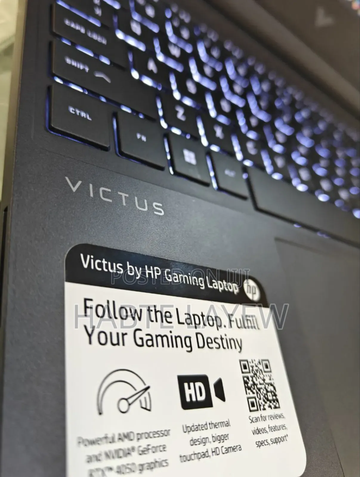 New Laptop HP Victus 15 16GB AMD Ryzen 5 SSD 512GB