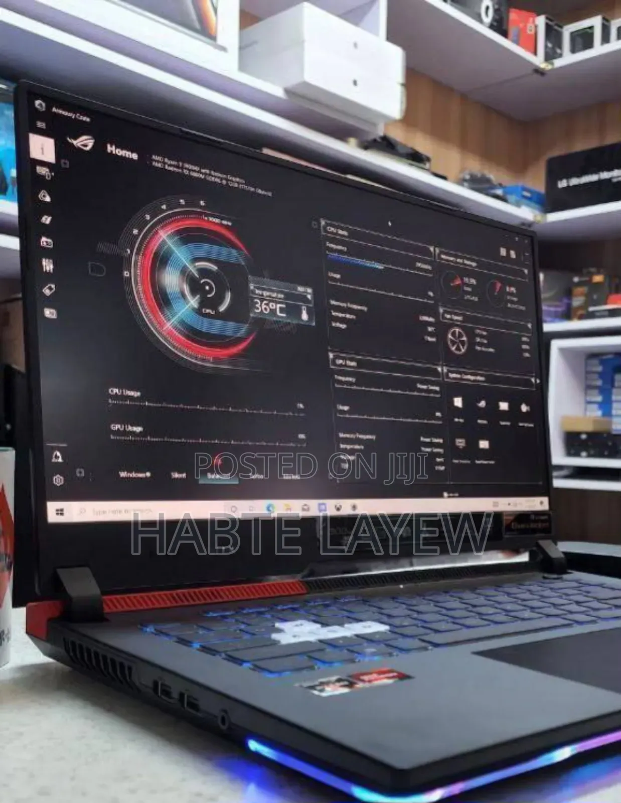 New Laptop Asus ROG Strix G15 16GB AMD Ryzen 9 SSD 512GB