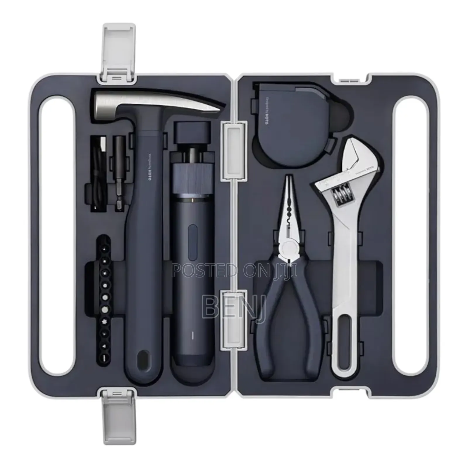 Hoto Tool Set | Cordless Screwdriver | Needlenose Plier | Measure Tape
