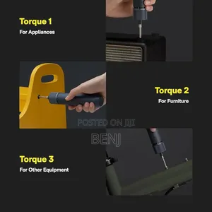 Hoto Tool Set | Cordless Screwdriver | Needlenose Plier | Measure Tape