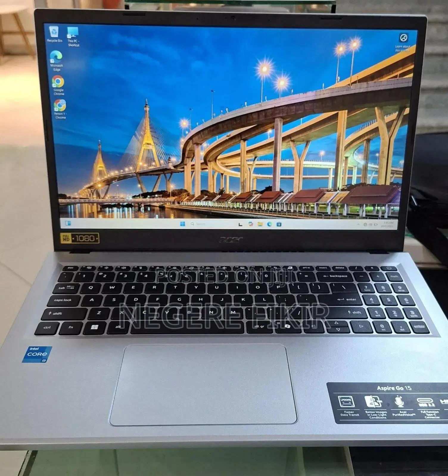 New Laptop Acer Aspire 1551 8GB Intel Core I3 SSD 128GB