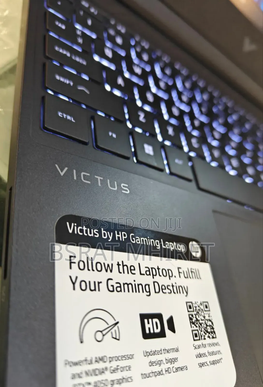 New Laptop HP Victus 15 16GB AMD Ryzen 5 SSD 512GB